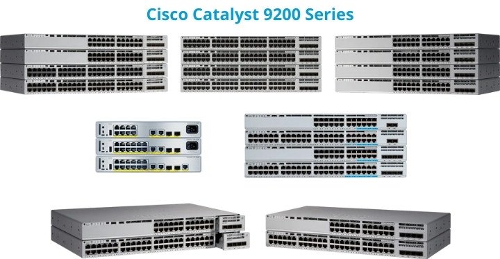 Cisco Catalyst 9200 Series là dòng switch doanh nghiệp cao cấp, cung cấp hiệu suất mạnh mẽ, bảo mật tiên tiến và khả năng mở rộng linh hoạt.