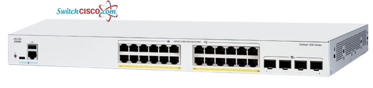 Cisco Catalyst C1200-24P-4G là switch Managed Layer 2, hỗ trợ Layer 3 Static Routing