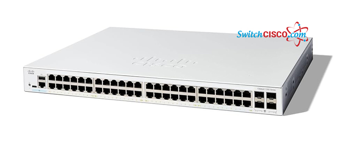 Switch Cisco Catalyst C1200-48P-4G là thiết bị chuyển mạch thông minh thuộc dòng Cisco Catalyst 1200 Series