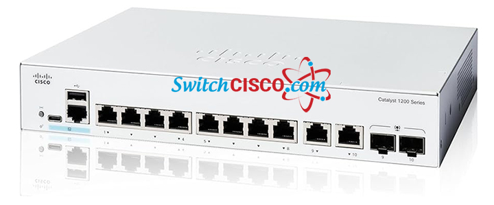 Switch Cisco C1200-8T-E-2G chính hãng