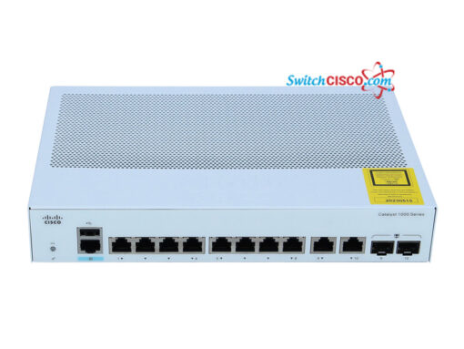 C1000-8T-2G-L 8-port RJ45 1G, 2-port 1G SFP/RJ45 combo uplink