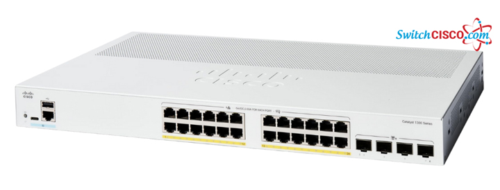 Cisco C1300-24P-4X 24 cổng 1G PoE, 4 cổng SFP 10G