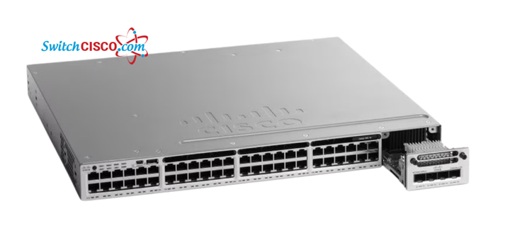 Cisco Catalyst C9200-48PL-A là switch Layer 3 thuộc dòng Catalyst 9200 của Cisco, thiết kế cho doanh nghiệp vừa và lớn. Thiết bị có 48 cổng RJ45 tốc độ 1G hỗ trợ PoE+ (30W mỗi cổng)