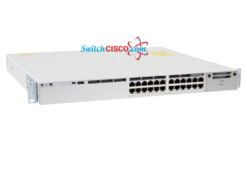 Cisco C9300-24P-E 24 cổng RJ45 1G, modular uplinks, PoE+